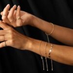 Woman hands is going to do the best way to sell jewelry