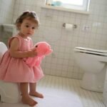 Little girl has learned her lesson in the best way to potty train a girl