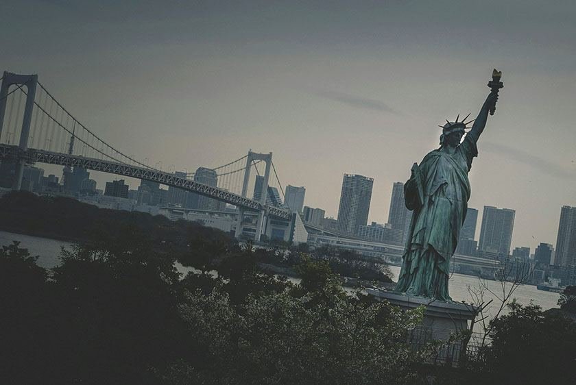 This place from which the photo was taken is the best way to see statue of liberty